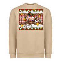 Mushroom Stacked Christmas Farm Heavyweight Sweatshirt - Artiststas