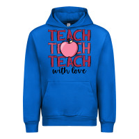 Cobalt teach with love Urban Hoodie - JahusDesignShop