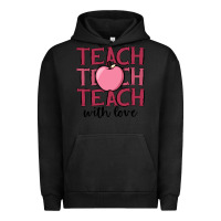 Pigment Black teach with love Urban Hoodie - JahusDesignShop