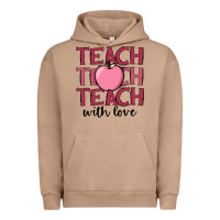 Pigment Burro teach with love Urban Hoodie - JahusDesignShop