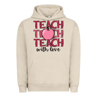 Pigment French Oak teach with love Urban Hoodie - JahusDesignShop