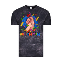 Cloud Black Autism Mom Vintage Tee - CowGirlArtShop