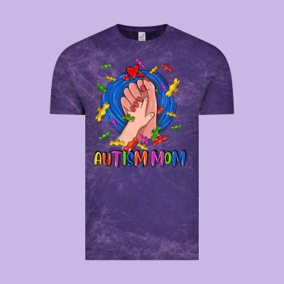 Autism Mom Vintage Tee Designed By Cowgirlartshop