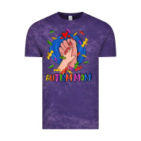 Cloud Purple Autism Mom Vintage Tee - CowGirlArtShop