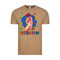 Vintage Coffee Autism Mom Vintage Tee - CowGirlArtShop