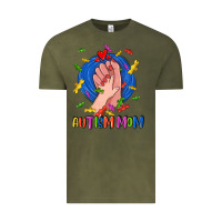 Vintage Olive Autism Mom Vintage Tee - CowGirlArtShop