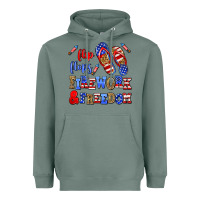 Sage flip flops fireworks and freedom Heavyweight Hoodie - AdoDesignShop