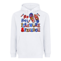 White flip flops fireworks and freedom Heavyweight Hoodie - AdoDesignShop