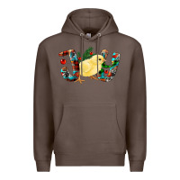 Coffee Christmas Joy With Chick Premium Hoodie - RanaPortraitStore