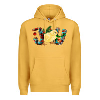 Mustard Christmas Joy With Chick Premium Hoodie - RanaPortraitStore