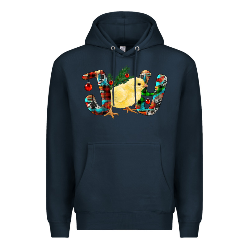 Christmas Joy With Chick Premium Hoodie by RanaPortraitStore | Teevron