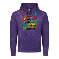Cloud Purple always unique autism Vintage Hoodie - OliviaCreatesArt