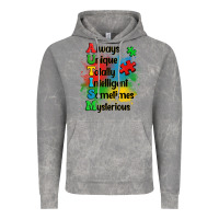 Cloud Rock always unique autism Vintage Hoodie - OliviaCreatesArt