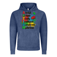 Vintage Denim always unique autism Vintage Hoodie - OliviaCreatesArt