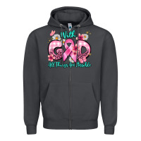 Smoke with god all things are possible Zipper Hoodie - BarkalooDesign