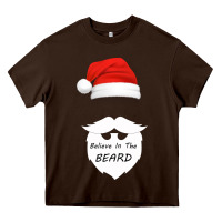 Chocolate Brown Believe In The Beard Heavy Core Tee - Bettercallsaul