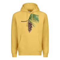 Antique Gold white pine cone Premium Hoodie - LillyAllenDesigns