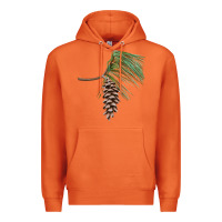 Carrot white pine cone Premium Hoodie - LillyAllenDesigns