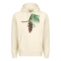 Sandshell white pine cone Premium Hoodie - LillyAllenDesigns