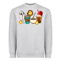 Softball Coffee Cups Heavyweight Sweatshirt | Teevron