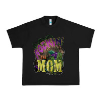 Black Rockin the mom Mother's Day Urban Heavy Tee - HowdyJamesFarm