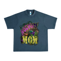 Midnight Navy Rockin the mom Mother's Day Urban Heavy Tee - HowdyJamesFarm