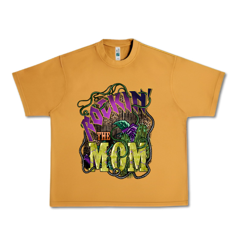 Rockin The Mom Mother's Day Urban Heavy Tee by HowdyJamesFarm | Teevron