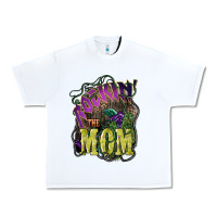 White Rockin the mom Mother's Day Urban Heavy Tee - HowdyJamesFarm
