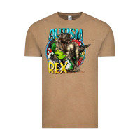 Vintage Coffee Autism Rex Vintage Tee - CowGirlArtShop