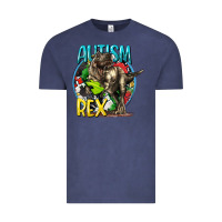 Vintage Denim Autism Rex Vintage Tee - CowGirlArtShop