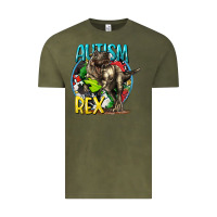 Vintage Olive Autism Rex Vintage Tee - CowGirlArtShop