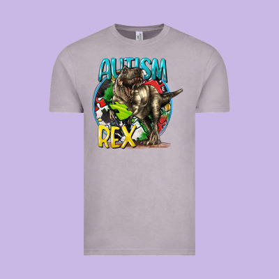 Autism Rex Vintage Tee Designed By Cowgirlartshop