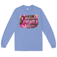 Colony Blue Nobody fights alone Cancer Long Sleeve Tee - FaDigitalArtStudio