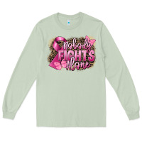 Matcha Nobody fights alone Cancer Long Sleeve Tee - FaDigitalArtStudio