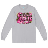 Moon Dust Nobody fights alone Cancer Long Sleeve Tee - FaDigitalArtStudio