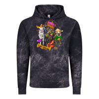 Cloud Black little cows and mardi gras party olivia Vintage Hoodie - OliviaCreatesArt