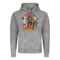Cloud Rock little cows and mardi gras party olivia Vintage Hoodie - OliviaCreatesArt