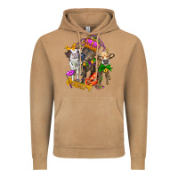Vintage Camel little cows and mardi gras party olivia Vintage Hoodie - OliviaCreatesArt