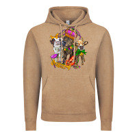 Vintage Coffee little cows and mardi gras party olivia Vintage Hoodie - OliviaCreatesArt
