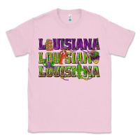 Bubblegum Pink Louisiana Louisiana Louisiana Classic Tee - HowdyJamesFarm