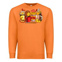 Carrot softball coffee cups Premium Sweatshirt - AdoDesignShop