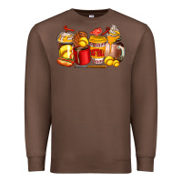 Chestnut softball coffee cups Premium Sweatshirt - AdoDesignShop