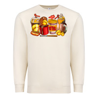 Sandshell softball coffee cups Premium Sweatshirt - AdoDesignShop