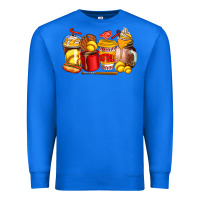 True Royal softball coffee cups Premium Sweatshirt - AdoDesignShop