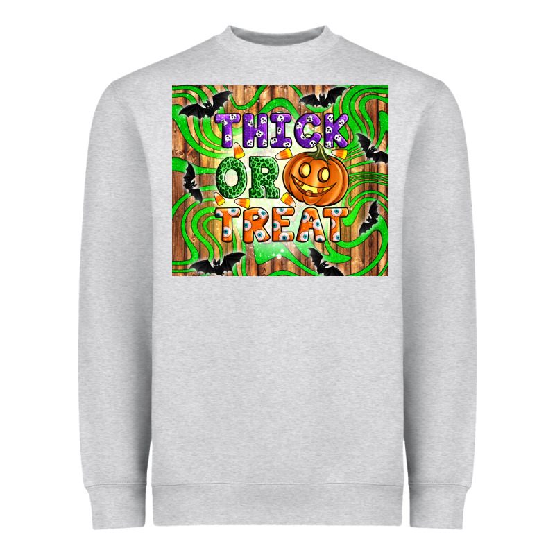 Thick Or Treat Tumbler Heavyweight Sweatshirt by Artiststas | Teevron