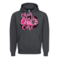 Smoke Cheer For The Cure Zipper Hoodie - BarkalooDesign