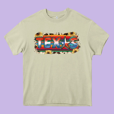 Texas Heavy Core Tee Designed By Jahusdesignshop