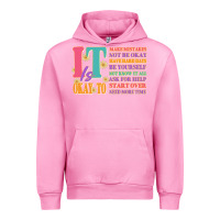 Fuchsia Pink it is okay to Urban Hoodie - JahusDesignShop