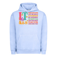 Pigment Grape Ice it is okay to Urban Hoodie - JahusDesignShop