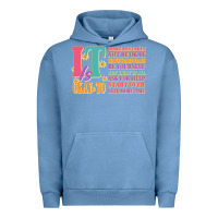 Pigment Pebble Blue it is okay to Urban Hoodie - JahusDesignShop